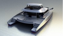 Luxury catamaran yacht Quo Vadis - rear view